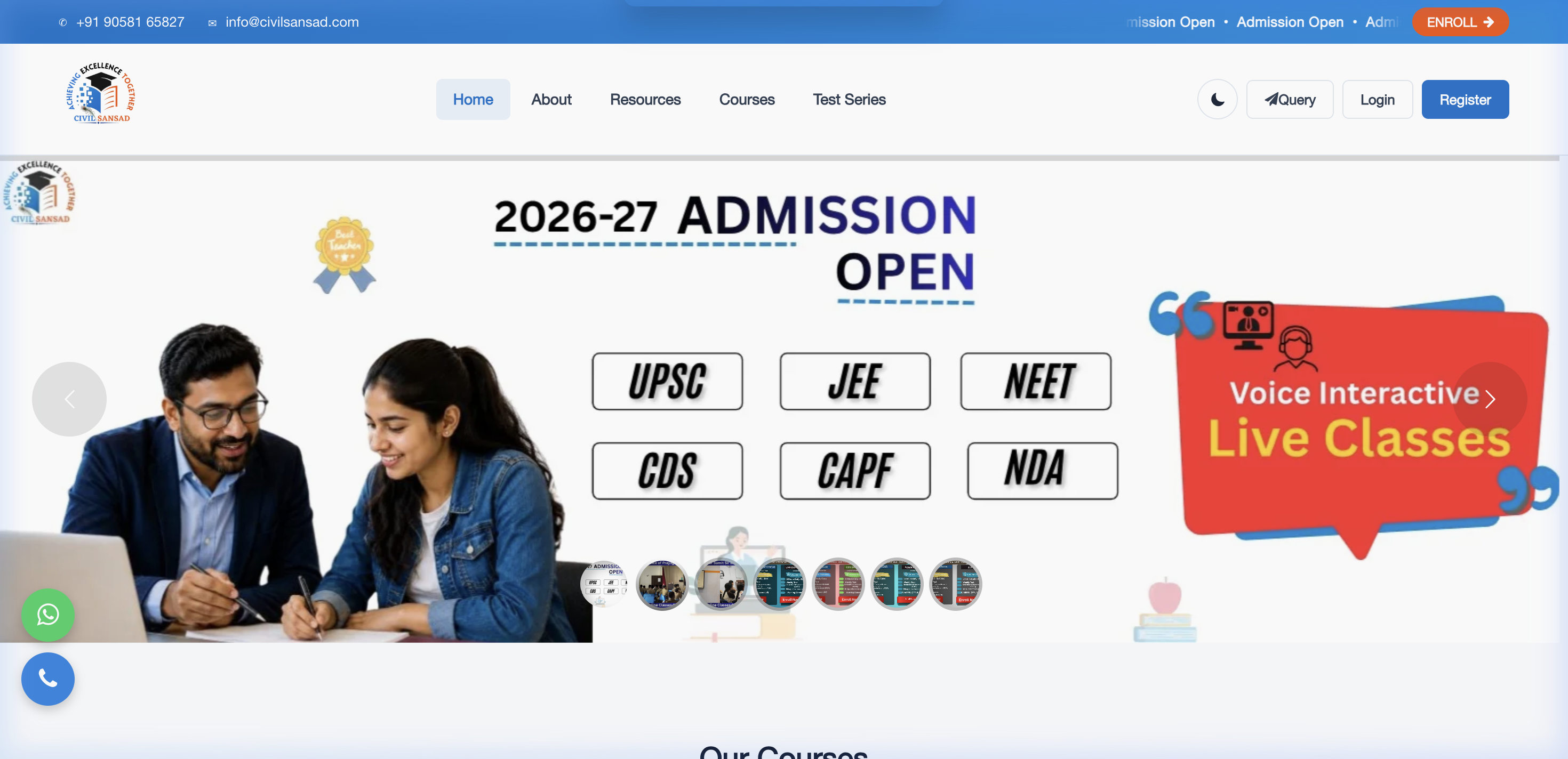 Civil Sansad — Website & Platform Maintenance