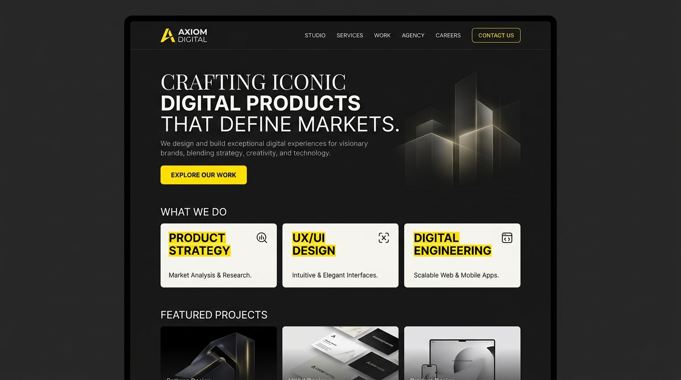 Axiom Digital Studio — Website Development